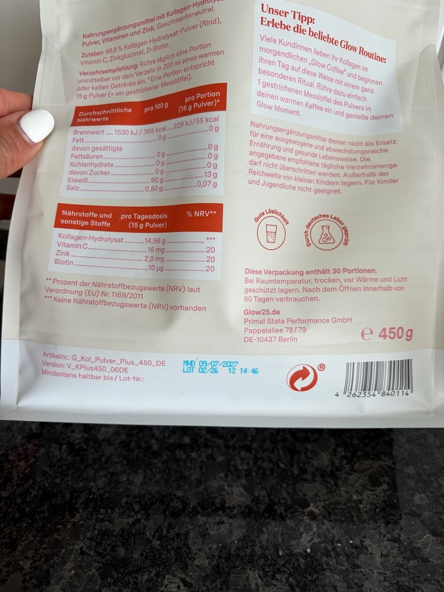 Cibi & Specialità: glow kollagen plus – Usato da Niederlenz venduto da fed_y5mw 2