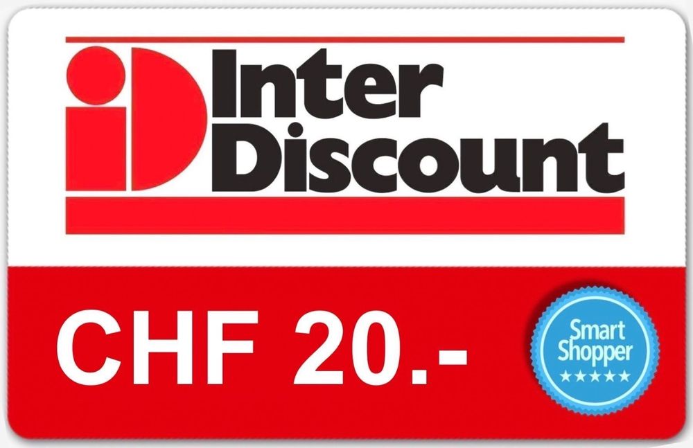 Fr. 20.- INTERDISCOUNT Gutschein ab 100.- (Neu und originalverpackt) in ...
