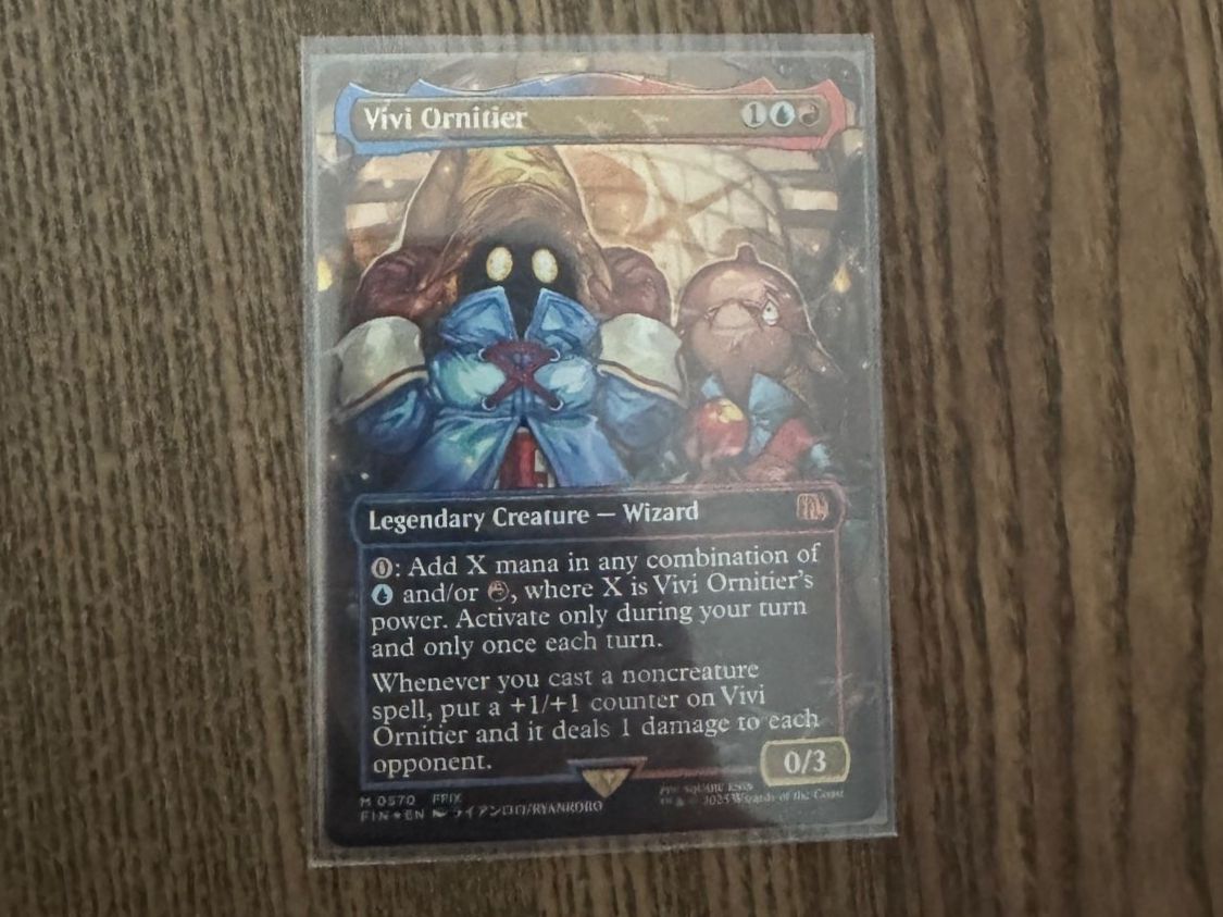 Magic The Gathering Carte collezionabili: MTG Vivi Ornitier Borderless Chocobo Track Foil – Usato da Bern venduto da bal_8k9q 1