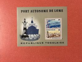 Briefmarkenblock Togo Port Autonome de Lome postfrisch