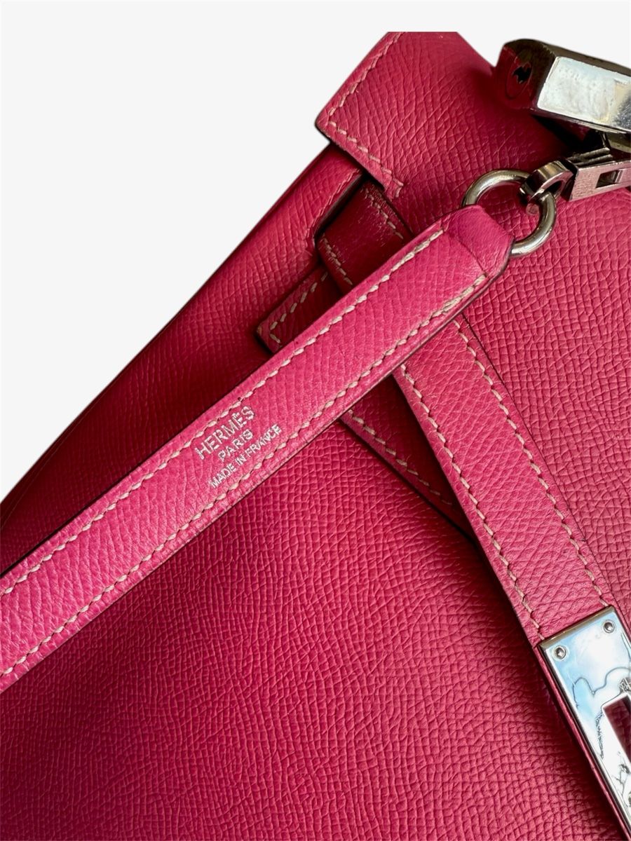 Hermès Borse da donna: Sac Hermès Kelly 32 rose – Usato da Versoix venduto da Monjolitresor 8