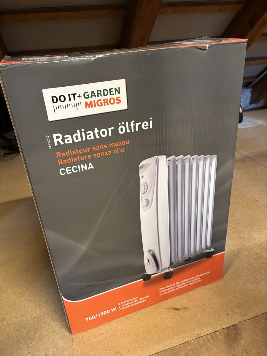 Heizgeräte: Radiator Ölfrei  – Neu und originalverpackt aus Winterthur von MSFlex