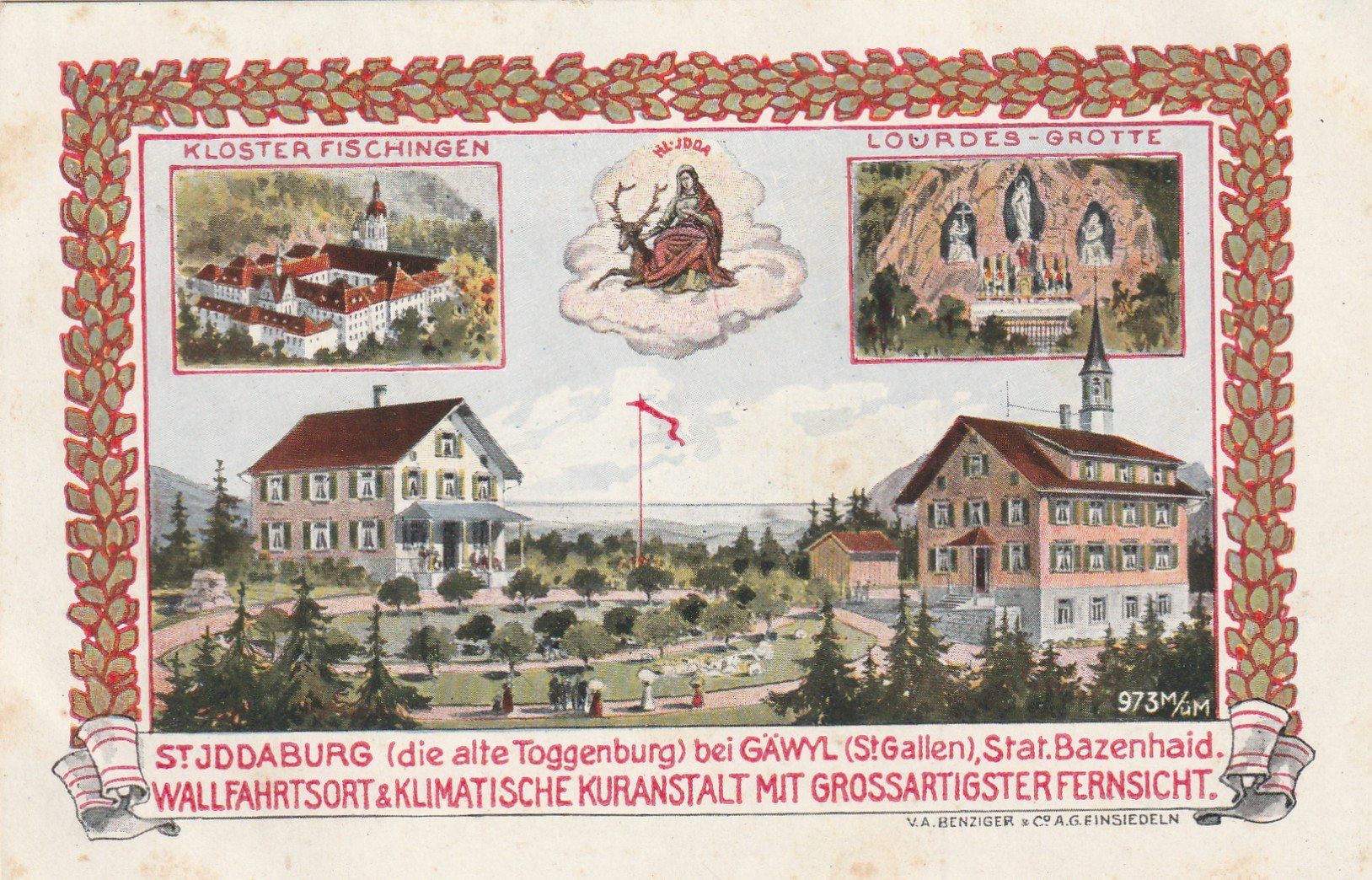 Cartoline postali: St. Iddaburg mehrbildrig – Usato da Rorschacherberg venduto da fratovi2