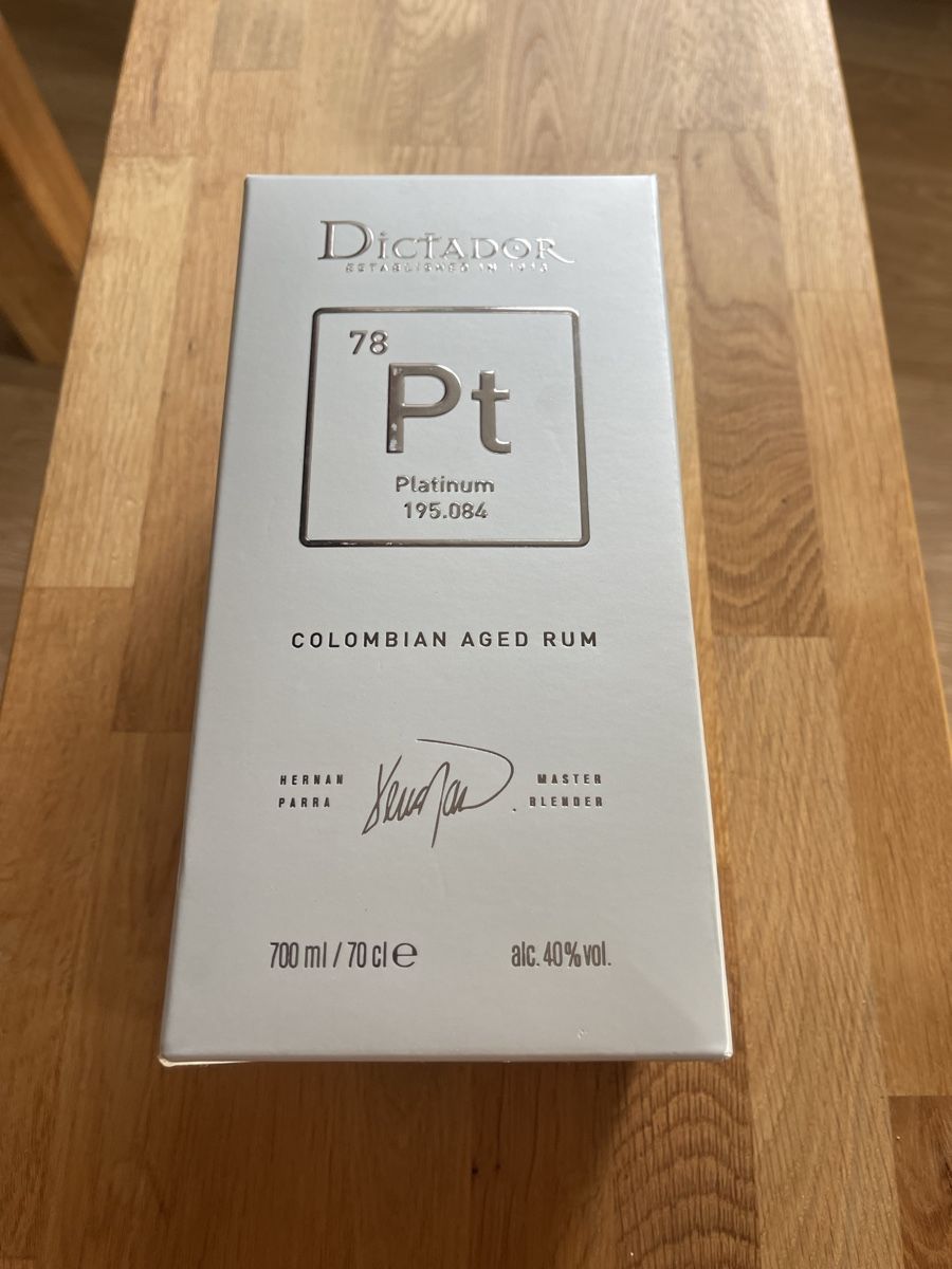 Spirituosen: Dictador Rum Platinum 700ml – Neu und originalverpackt aus aarburg von maximus1950 2