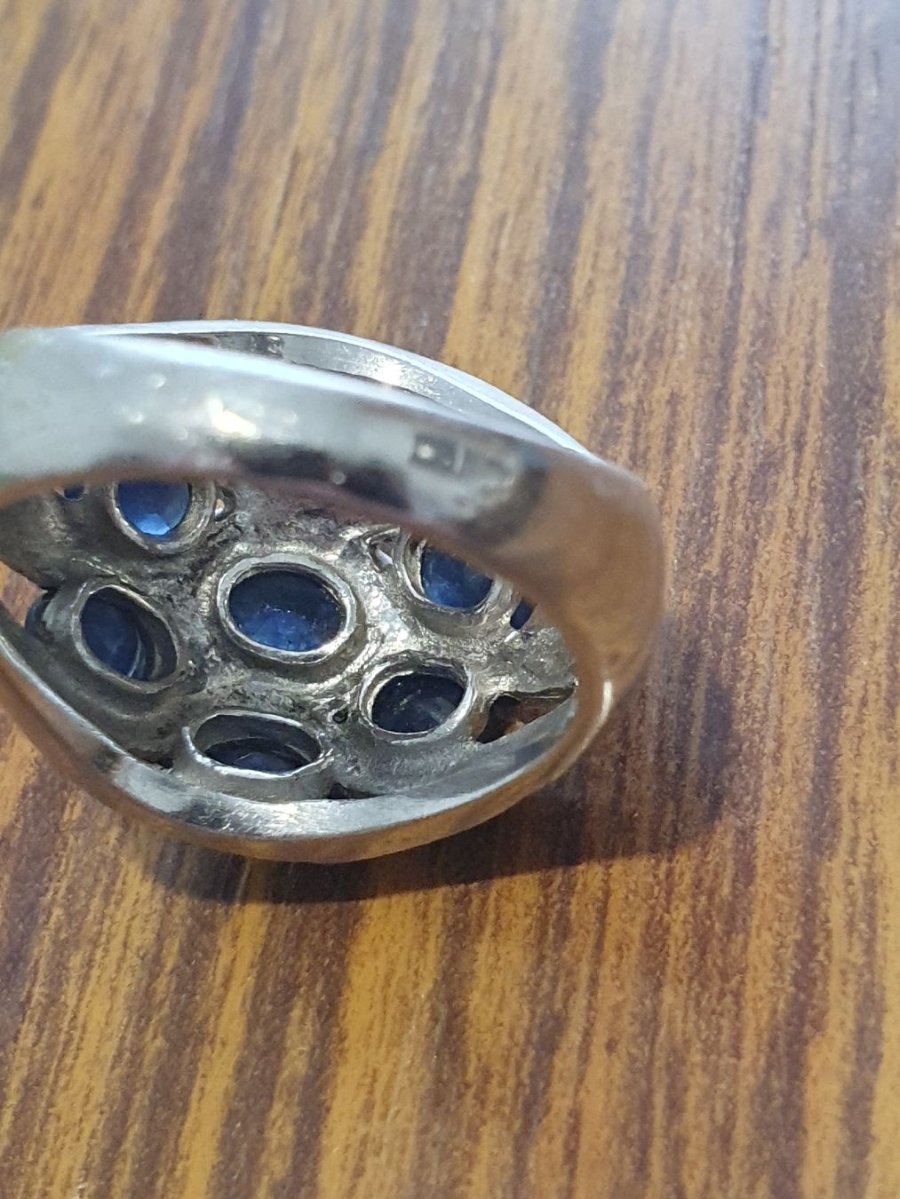 Ringe: Ansprechender Saphir Ring in 925er Silber Montur – Gebraucht aus Wohlen AG von palmsprings 8