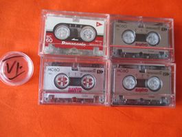 Microkassette Sanyo und Panasonic