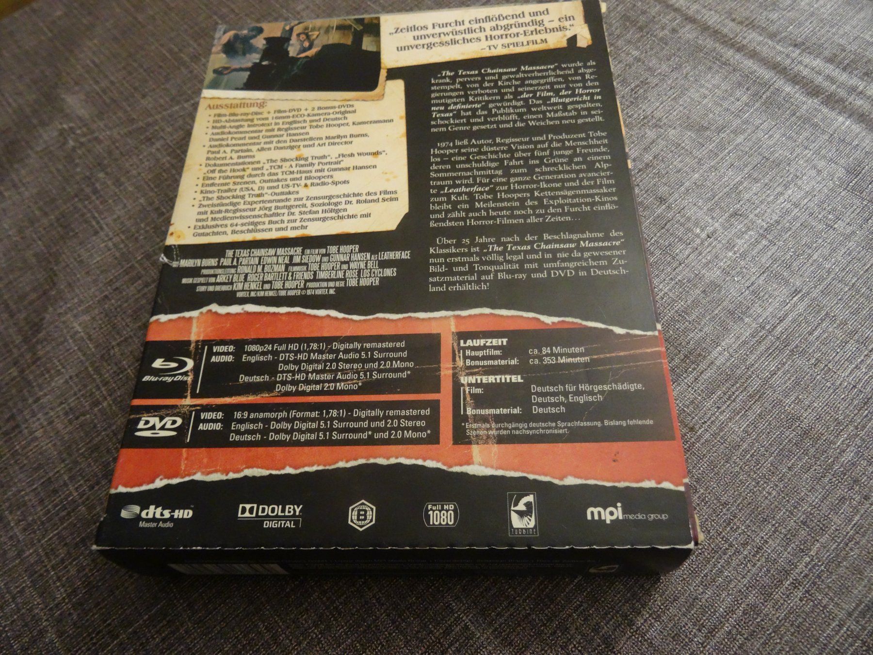 Tutti i DVDs: The Texas Chainsaw Massacre Ultimate Edition – Usato da Olten venduto da Disc-Verkauf 1