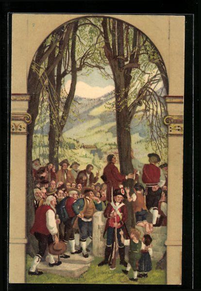 Cartes postales: Schweizer Bundesfeier 1918, Versammlung  – D'occasion à Berlin par bartko-reher