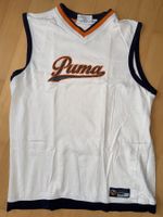 Puma Tanktop, weiss, orange, Shirt, Grösse L, white, orange