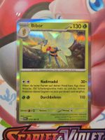 Pokémon Karte Bibor Holo Nearmint und auf deutsch