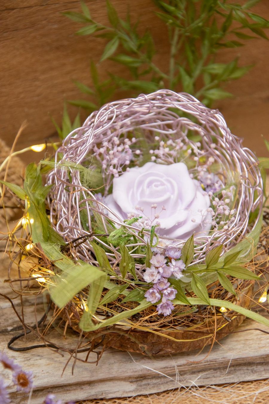 Tutte le decorazioni: handgefertigte Deko mit LED, Naturmaterialien - Geschenkidee – Nuovo (secondo la descrizione) da Unterentfelden venduto da mag-images