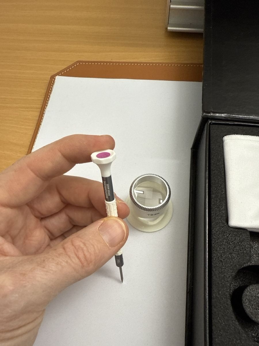Bergeon Tutti gli attrezzi: Coffret Bergeon tournevis loupe, microfibre brucelles – Nuovo (secondo la descrizione) da la chaux de fonds venduto da corido 2