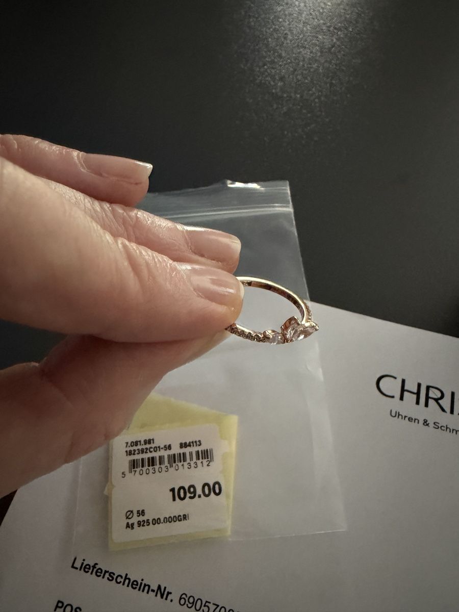 Pandora Anelli: Pandora Ring Krönchen rosévergoldet Gr. 56 – Usato da Therwil venduto da as_good_as_new 3