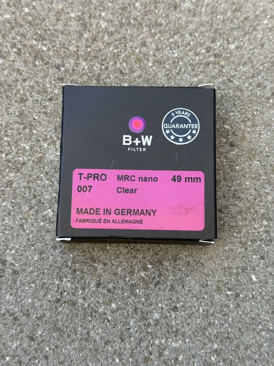 Filtri: Neutralfilter B+W T-Pro 007 MRC nano Clear 49mm – Usato da Zürich venduto da aralex1
