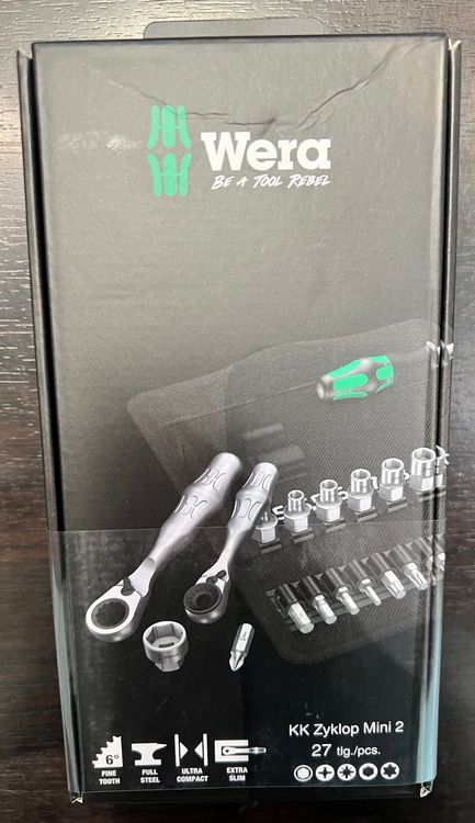 Wera Lecteur Zyklop socket 3/8 ''VDE 8790B
