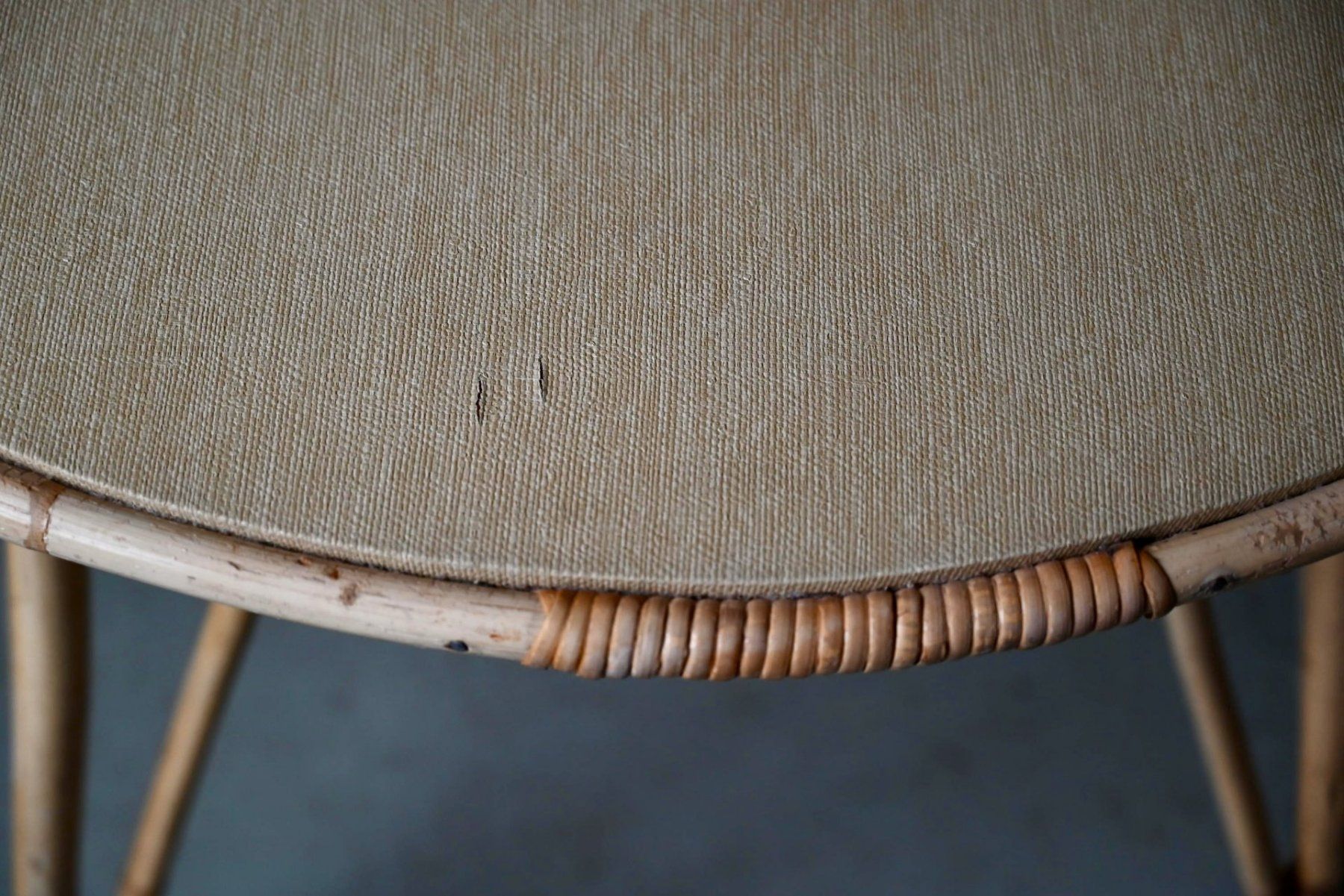 Tavoli: Table en rotin vintage années 60 – Usato da COLMAR venduto da Sophiebellelurette 3