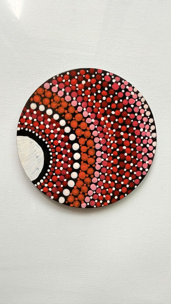 Untersetzer: Dot Mandala Art Coaster, Hand Painted Home Decor Gift. – Neu und originalverpackt aus Opfikon von aka_xl7l 3
