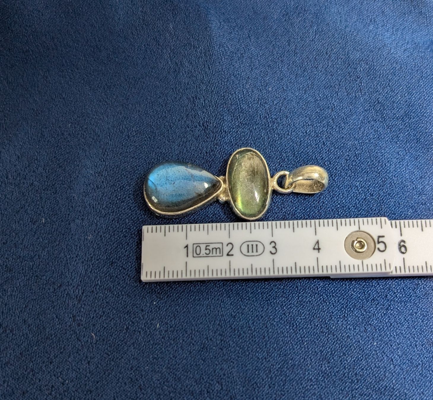 Ciondoli: Pendentif en argent 925/ Labradorite – Nuovo e nell'imballaggio originale da Lausanne venduto da Ory7 1