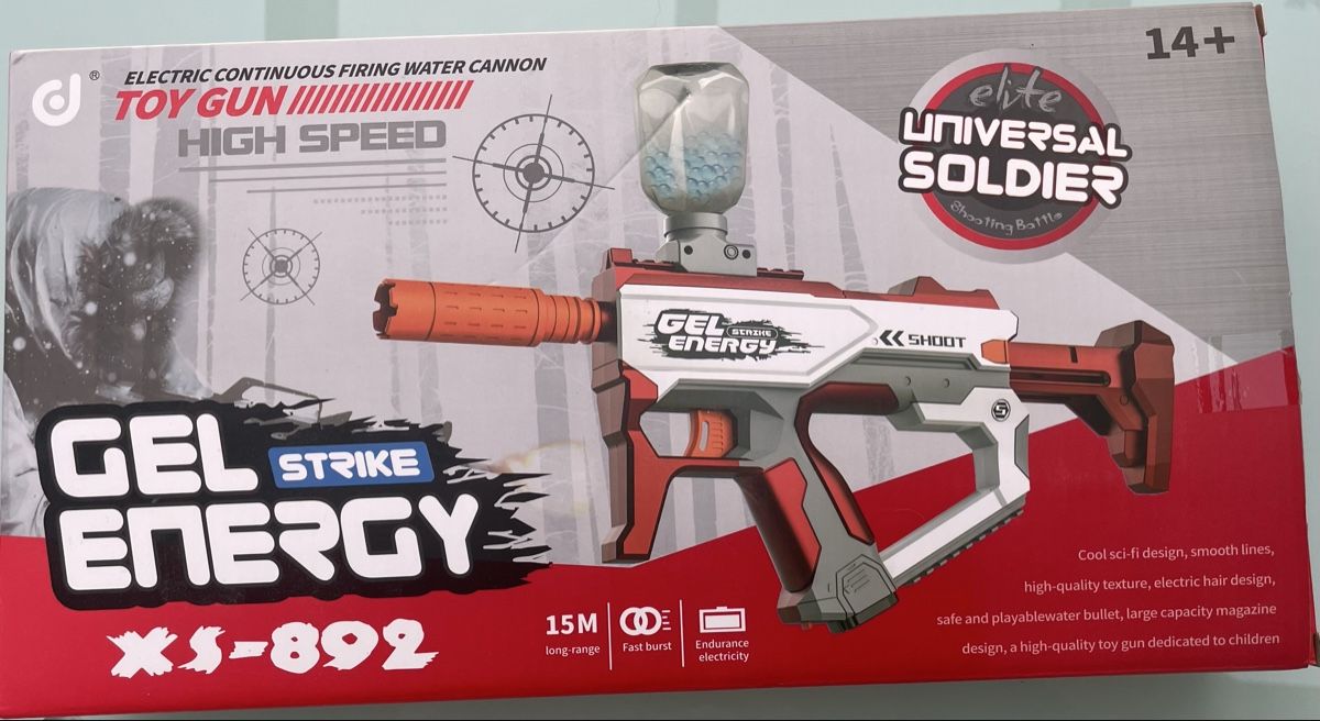 Giocattoli: Energy gel gun – Nuovo e nell'imballaggio originale da Les Brenets venduto da serialdrink 1