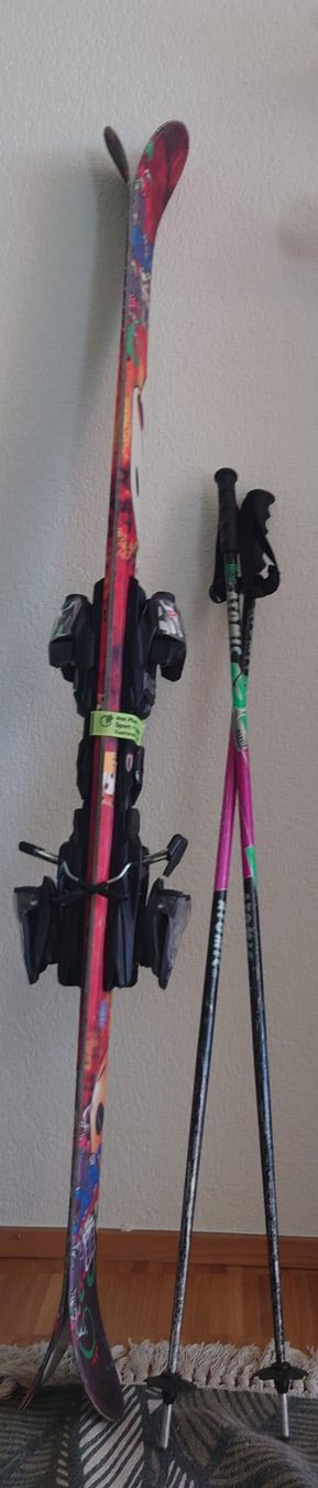 Sci: Nordica Ski mit Marker Bindung und Atomic Stöcken – Usato da Luzern venduto da Remo_D 2