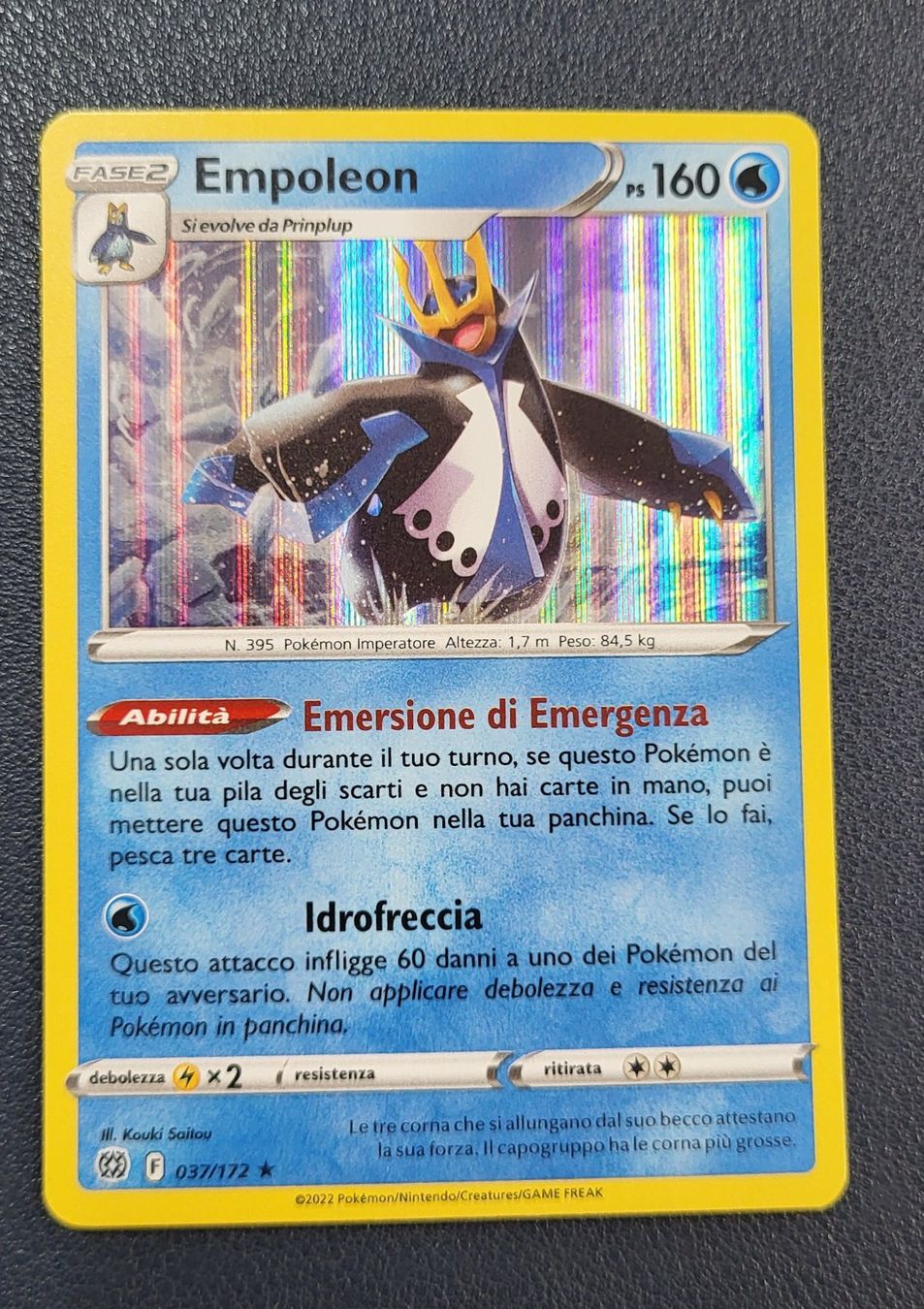 Pokémon Carte collezionabili: Pokemon 037/172 Empoleon Holo IT – Usato da Lugano venduto da pan_5zpg
