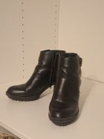 Stiefeletten schwarz Grösse 39 mit Schnallen