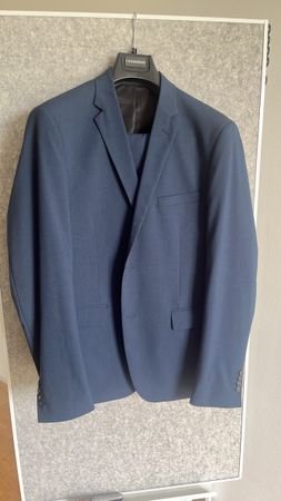 Herren Anzug marineblau Grösse 56 Lindbergh