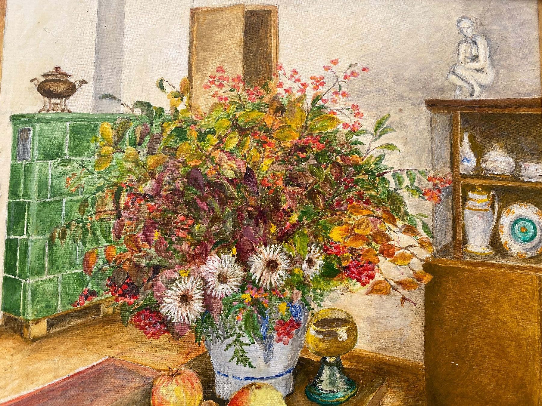 Gemälde: Zeitgenössisches Stilleben-Ölgemälde, L. Friedenberg 2000 – Gebraucht aus Rünenberg von Fendi02 5