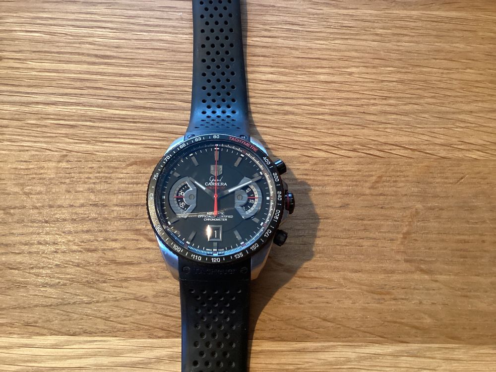 Aqua Racer Rubber Strap 22 Mm Kautschuk-Uhrenarmband Blau – Für TAG Heuer Grand Carrera, Monaco U.a., Ohne Bügel Uhrenarmband 21 Mm