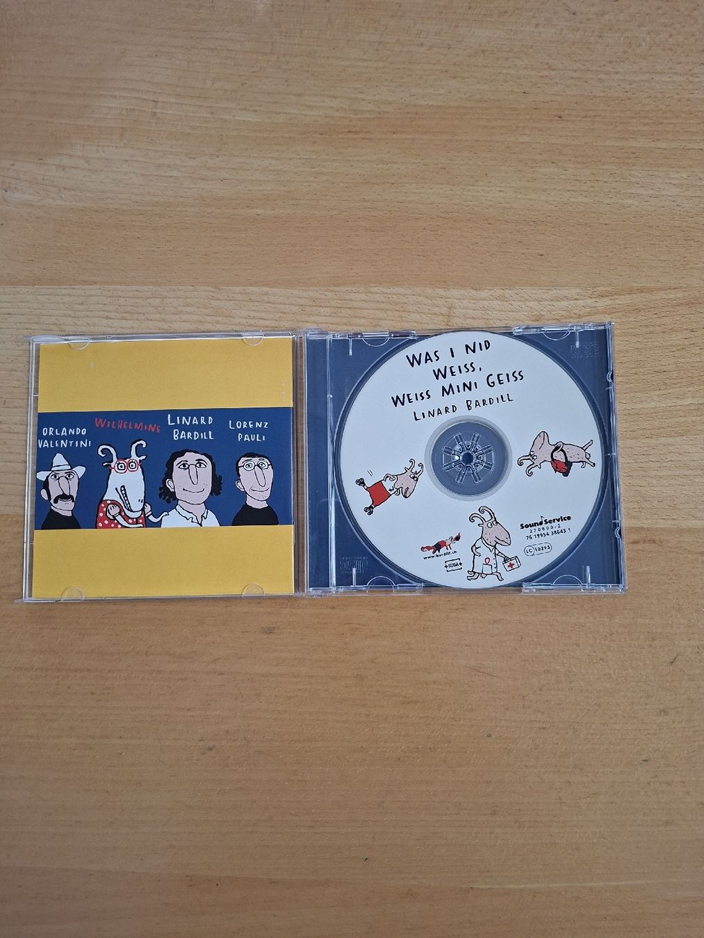 CD: Linard Bardill Kinderlieder – Usato da Ruswil venduto da Nasenspitz 1
