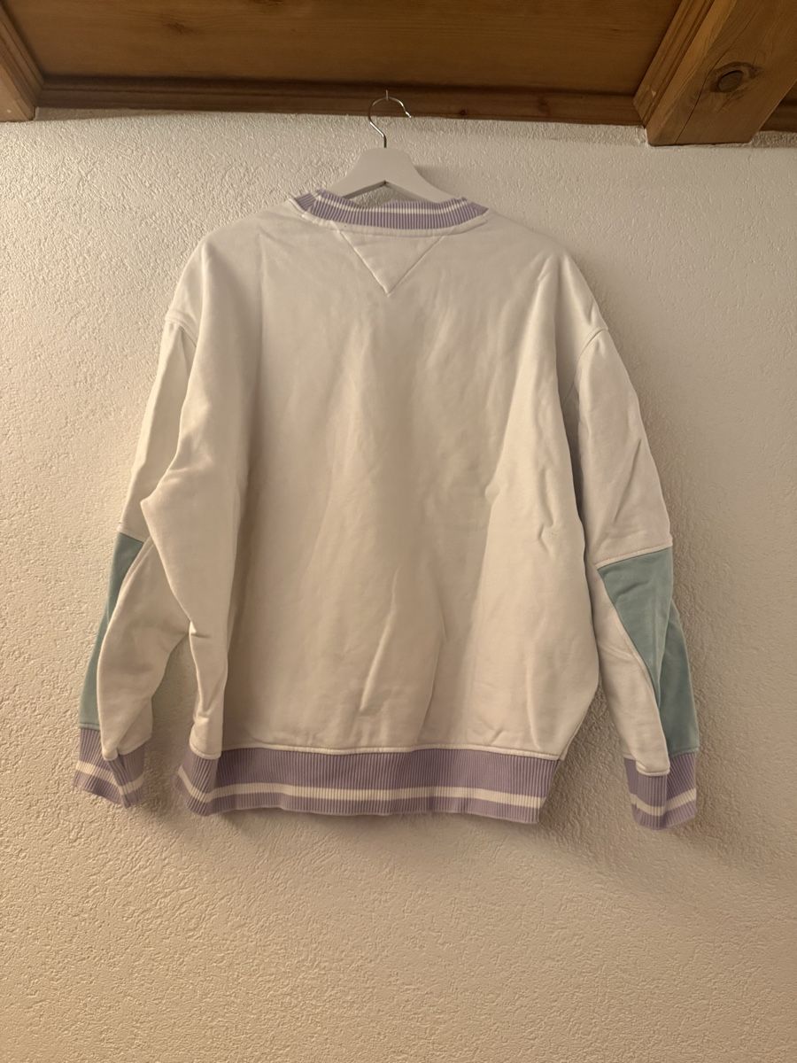 Pulls & Sweat-shirts: Tommy Jeans Pullover Weiss – D'occasion à Bolligen par lee_orange 1