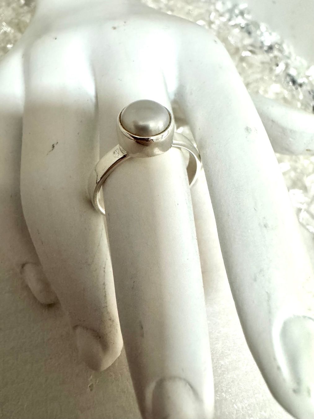 Ringe: Ring Zuchtperle 925silber – Neu (gemäss Beschreibung) aus Biberist von tl-schmuck 2
