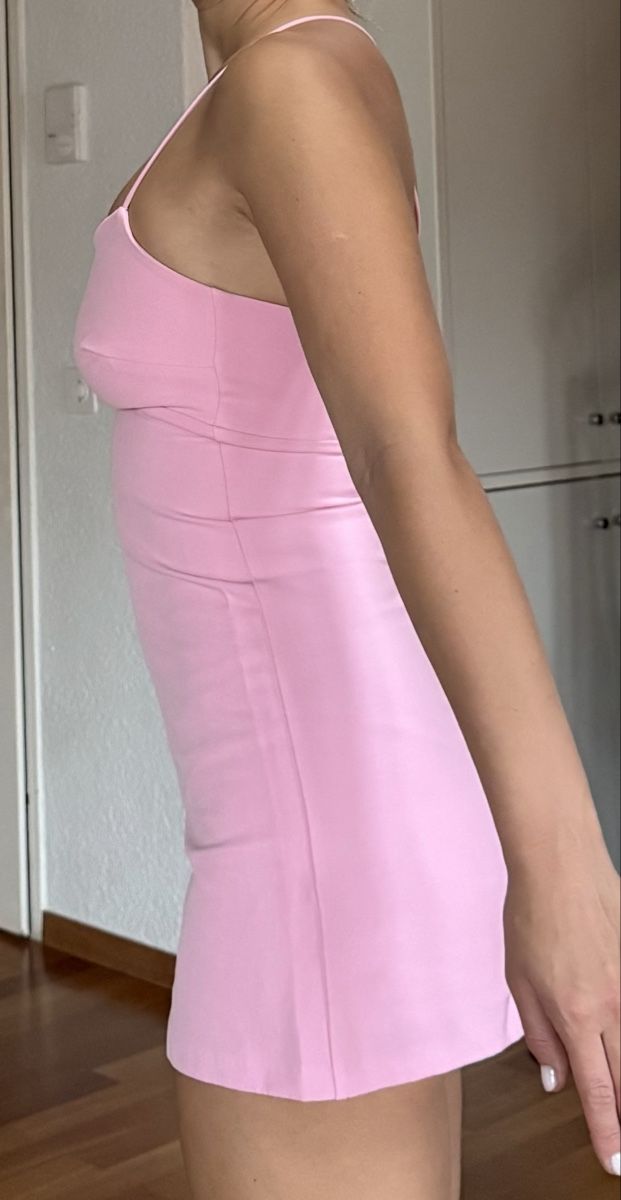 Zara Kleider: Pink Mini Dress with shorts underneath, Size Small – Neu (gemäss Beschreibung) aus Zürich von eli_t8nw 3