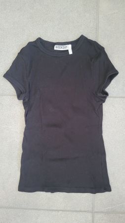 Weekday T-Shirt schwarz Grösse S
