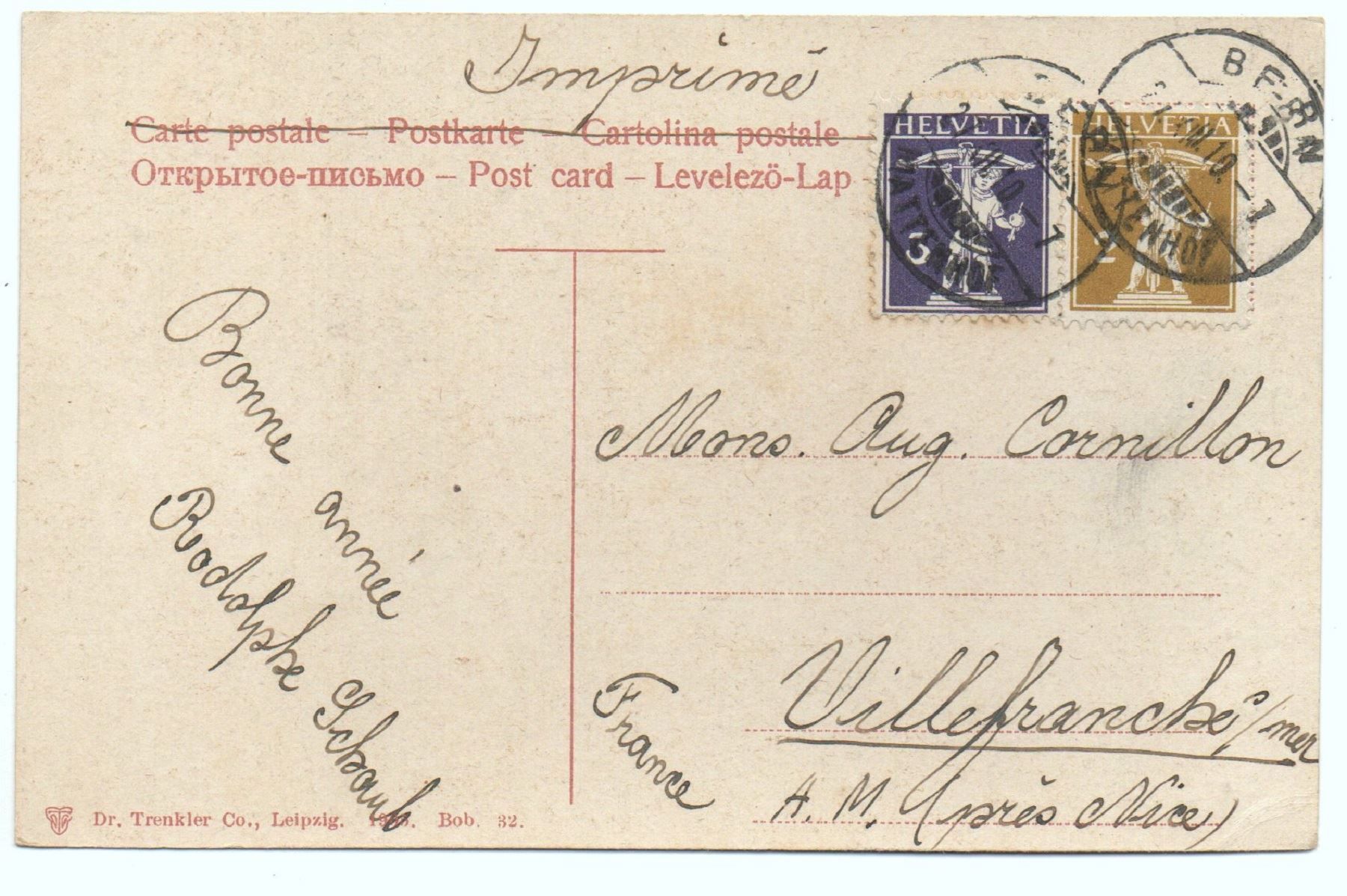 Cartoline postali: KANDERSTEG Blausee – Usato da Jona venduto da philajona 1