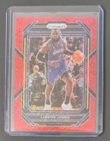 NBA Lebron James 2022-23 Prizm Red Sparkle Rare Card