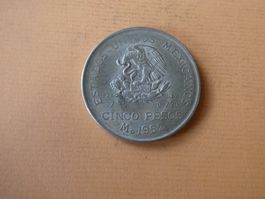 Mexiko 1952, 5 Pesos, Silber 27.80 g