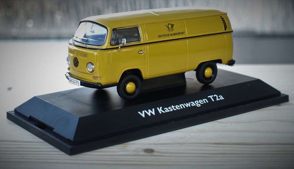VW T1 T1b Kasten mit Dachgepäckträger Deutsche Bundespost Edition Deutsche Post - Schuco 006260