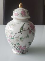 Porzellanvase mit Deckel, SAJI Made in Japan