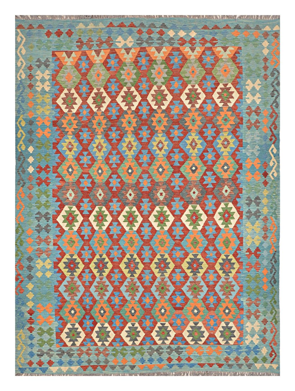 Kelim Tappeti: Oriente Kelim Teppich 345x250 cm – Nuovo e nell'imballaggio originale da Lahore venduto da Fairways79 4