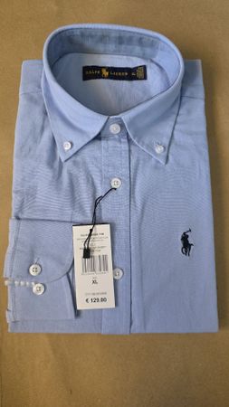 orginal Ralph Lauren Hemd Gr. XL Hellblau Neu mit Etikett 