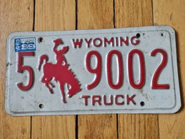 WYOMING TRUCK Schild