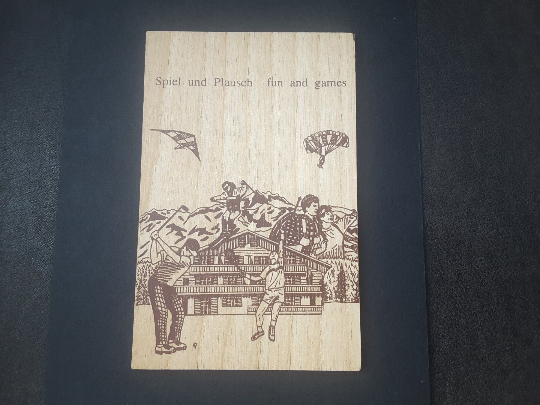 Cartoline postali: #Holz AK , gel.1992 ! – Usato da Reichenburg venduto da Pipo-67