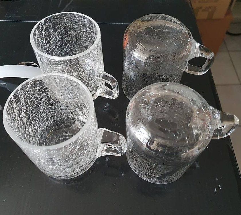 Regalo Donna Compleanno Natale Tazza Da Tè Vetro Con Fiori 3D - Regalo Elegante Per Donna, Mamma, Compleanno E San Valentino Tazza Vetro 3D Fiori