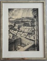 Hans Walter Scheller „Zeichnung Stadtansicht  Bern“  1927
