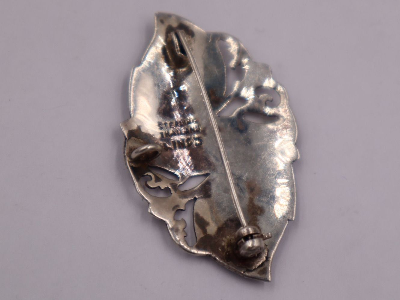 Broschen & Nadeln: Siam Sterling Silber Brosche Thailand mit Niello – Gebraucht aus Baden von TellsKuchenhaus 2
