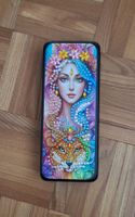 Boîte à lunettes en diamond painting "femme" neuve/Brillenbo