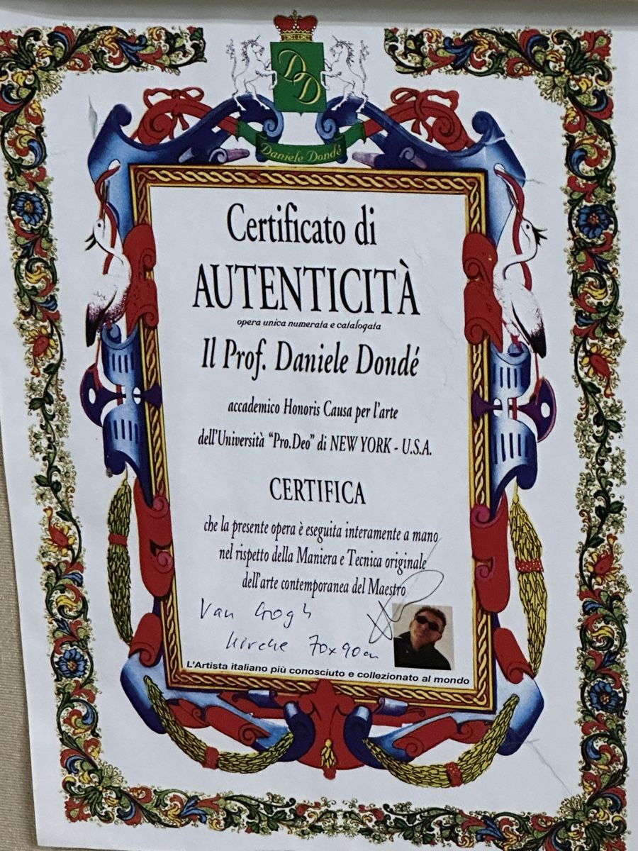 Dipinti: Van Gogh Original by Prof Daniele Dondé – Nuovo (secondo la descrizione) da Sirnach venduto da Piripiri2020 3