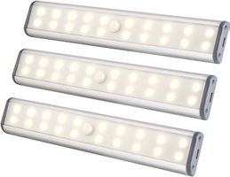 LED Schrankbeleuchtung mit Bewegungsmelder, 3 Stück