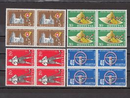 SBK 320 - 323 im 4er-Block postfrisch